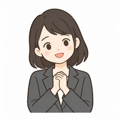 悩んでいる人のイラスト