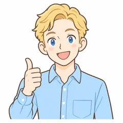 説明する男性講師のイラスト