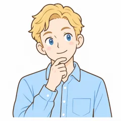 説明する男性講師のイラスト